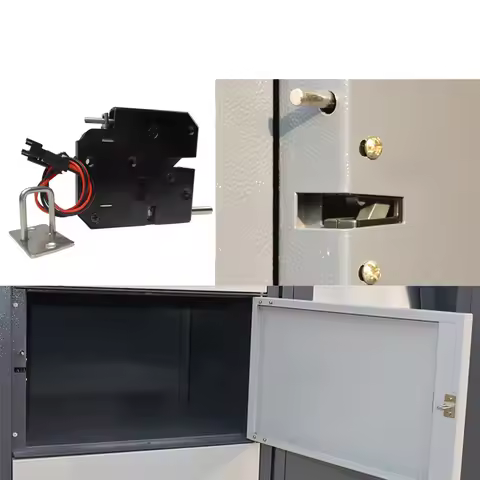Solenoid Lock Cabinets Magnetic Lock 12VDC 2A Electric Control File Case Cupboard Cabinet Drawer Loc