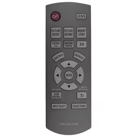 Compatible with Panasonic projectors PT-AT5000E PT-AT6000E PT-AE7000 PT-AE8000 remote control N2QAYB