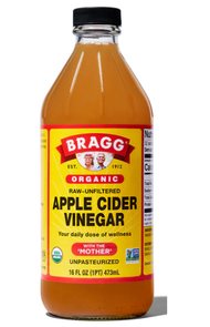 Bragg Organic Raw Unfiltered Apple Cider Vinegar with the Mother 32FL oz 946ml Exp: 10/2027