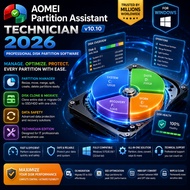 AOMEI Partition Assistant Technician v10.10 2026 For Windows | Disk Partition Software