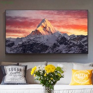 Everest Mountain In Sunset Poster And Prints Canvas Wall Art Painting Landscape Picture For Living Room House Decoration No Frame