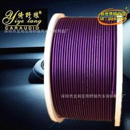 【優選】倚野 汽車音響改裝線材 電源線 信號線 喇叭線 b砂紫 18ga80米