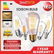 LED Edison Bulb LED Bulb 4W  E14 E27 Screw Candle Light Bulb Filament Bulb Edison Vintage Light Bulb
