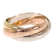 Authentic CARTIER  55刻印 ring K18 yellow gold/K18 Pink Gold Women used Direct from Japan ISEYA