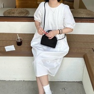 Aeta | Japanese Classic Pure Color Simple Handmade Cowhide Portable Cross-body Boston Bag