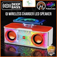 A9 2-in-1 Bluetooth Speaker Subwoofer Mecha Style 🎶 Dengan 15W Wireless Charging & Bass Power dari