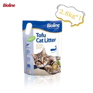ขนม Bioline ทรายแมวเต้าหู้ 2.8KG ซุปเปอร์ดูดซับ ไม่ติดก้นกระบะ ดับกลิ่นได้ดี ทิ้งลงชักโครกได้ ทําจาก
