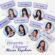 Hearts2Hearts - Hearts Clover Mirror Keychain FANMADE