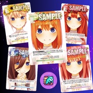 [GYC-BP2] RR+ Nakano Sisters/The Quintessential Quintuplets Card Game [Bushiroad]