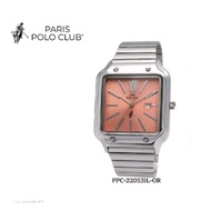 Paris Polo Club นาฬิกาผู้หญิง รุ่น PPC-220531L  สายสเตนเลส *ส่งฟรี*