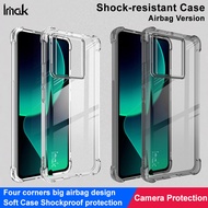 for Xiaomi 13T / Xiaomi 13T Pro - Imak Four Corner Airbag Shockproof TPU Soft Phone Case (Transparent Version)