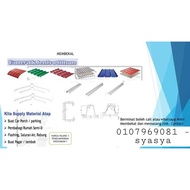 C-TRUSS/C-CHANNEL/C-SECTION/KEKUDA BUMBUNG/ CHANNEL/BESI BIRU  C70 (0.75MM) 6METER
