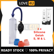 (LOVE4U) Pennis Pump Handsome Up Pembesar Zakar Enlargement Increase Size Bigger Longer Toys for Men READY STOCK