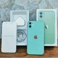 Iphone 11 64gb green fullset mulus / iphone 11 64gb second wifi only