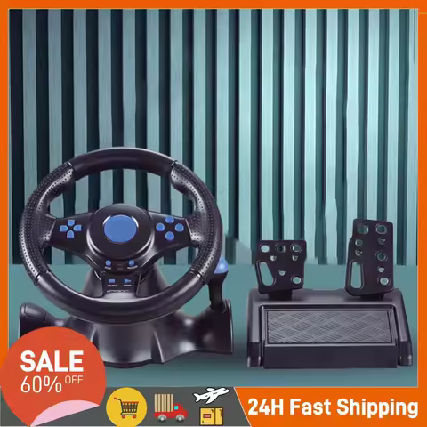Game Racing Wheel Gaming Steering Wheel 180 Degree Rotation Multifunctional 3 in 1 / 7 in 1Game Raci