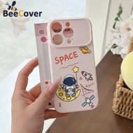 Cute Astronaut Casing for OPPO A15 A16 A16K A17 A31 A38 A3X A3S A5S A12 A53 A54 A58 A60 A74 A78 A92 