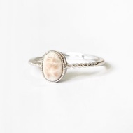 2件85折 | 印尼鈉沸石純銀戒指 (粉海紋 如夢似幻 冷門礦石)