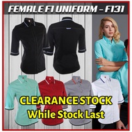 F131 OREN SPORT FEMALE 3/4 SLEEVE CORPORATE UNIFORM/BAJU KORPORAT WANITA