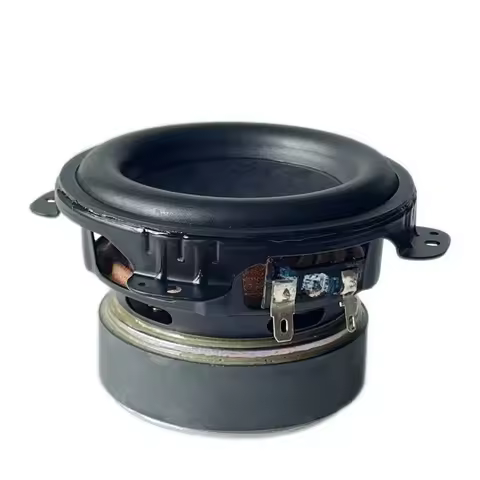 SOTAMIA 1Pcs 3.5 Inch Subwoofer 4 Ohm 50W Rubber Edge Small Steel Cannon Bass Speaker for JBL Speake