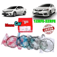 แหวนลูกสูบ ไซร์ STD TP Japan Toyota ALTIS เครื่อง Dual 1ZRFE 2ZRFE ปี 2010-2018 อัลติส ดูโอ้ เบอร์