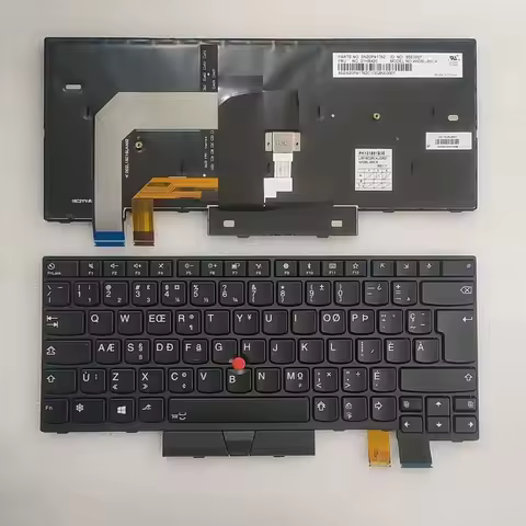 New AF Layout For Thinkpad T470 T480 Black Backlight With Point Stick Laptop Keyboard Original PK131