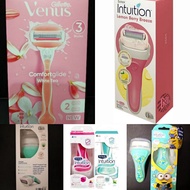 5 Types: Schick Intuition Gillette Venus White tea Sensitive Care Aloe Moisture Extract (No need Sha
