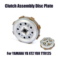 For YAMAHA YB125 XTZ125 YBR125 TTR125 YB XTZ YBR TTR 125 Motorcycle Engine Friction Plates Steel Pla