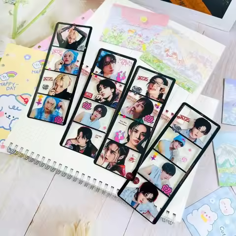 SKZOO StrayKids four-palace bookmark new album Cute collection Collection pvc selfie series label