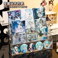 A a.Bar Display Rack Guzi Merchandise Ladder Storage Rack Desktop Stand Badge Transparent Multifunct