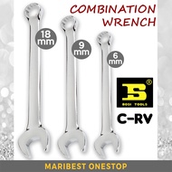 BOSI TOOLS 6mm 9mm 18mm COMBINATION WRENCH CRV SPANNER HEAVY DUTY TOOLS SPANAR HEX WRENCH