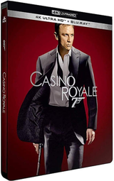[UHD](現貨)全新 BestBuy 007首部曲皇家夜總會 4K UHD+BD藍光雙碟鐵盒(UHD台灣繁中字幕)瑕疵