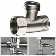 For Bathroom G12 T Adapter in 304 Stainless Steel for Toilet and Bidet Shower