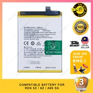 BS Compatible Battery For OP Reno 5z / 6z 5G / A95 5G / BLP839 Bateri Batery ( 4220mah )