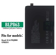 BLP863 เปลี่ยนแบตเตอรี่ สำหรับ OPPO Reno6 5G PEQM00 CPH2251 BLP-863