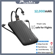 IWALK Scorpion Powerbank 12000mah Built in PD (Power Delivery) with Type-C Cable IP Cable Micro USB 