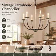 Vintage Loft  Iron Chandelier Creative American Rural Living Room Dining Room Bedroom Clothing Store