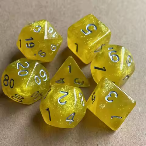 7Pcs/set Gift 7-Die D4 D6 D8 D10 Table Game Game Dice Polyhedral Dice DND Dice