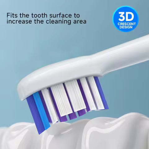 8Pcs Replacement Brush Heads Compatible with Philips Sonicare DiamondClean HX5/HX6/HX9 Series Electr