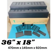 Aquarium Cover With Top Filter Box (36 x 18") (390 x 145 x 920mm) (3 Feet x 1.5 Feet) For Aquarium