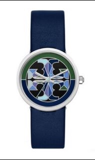 Tory Burch Reva三針皮革手錶