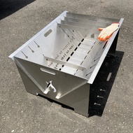 硬核  304不銹鋼製組裝式大件烤肉架　可烤乳豬架  烤肉台 烤肉爐