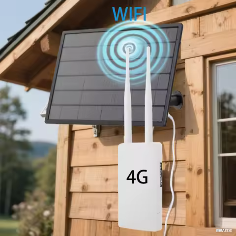 4G Router WIFI Wireless Outdoor 18650 Battery Solar Powerd GSM Sim Card 12V1A Solar IP Camera Securi