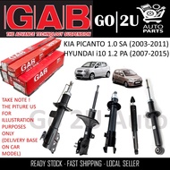 ORIGINAL GAB SUPER FRONT ABSORBER / REAR ABSORBER - KIA PICANTO 1.0 SA (2003-2011)/ HYUNDAI i10 1.2 