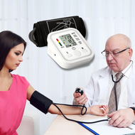 Original, High Quality, Reliable, Easy-to-Use &amp; Accurate Portable Electronic Digital Automatic Arm Type Blood Pressure BP Monitor Device USB Cable Battery w/ Heart Rate and Pulse Rate Meter for Systolic and Diastolic Accurate Reading with Memory