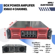 BOX POWER AMPLIFIER 4 CHANNEL XMAX BOX POWER XMAX 4CH 3U
