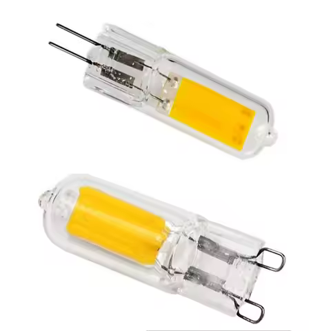 G9 COB LED Light Bulb 7W 9W 12W Glass G4 Lamp 110V 220V G9 LED Spot Light for Pendant Lighting Fixtu