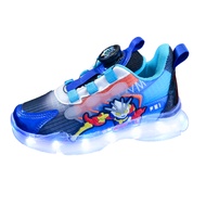 Childrens sports shoes new parent-child shoes colorful rechargeable luminous shoes boys and girls ch