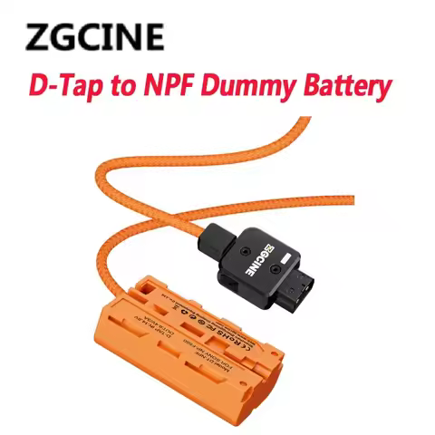 ZGCINE USB-C/D-Tap PD to BMPCC DC Power Cable LPE6/FZ-100/NPF Dummy Battery Cable LM-P4 Lemo 2Pin Ma