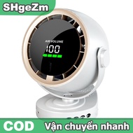SHgeZm Digital Display Desktop Remote Control Fan 720 Degree Rotation Adjustable Clip-on Fan Office