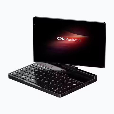 【Hot Sale】GPD Pocket4 2025 Latest AMD AI 9 HX 370/8840U 64GB 2TB NVMe 8.8" 2560×1600 144Hz 2-in-1 La